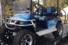 4-passenger electric lifted painted