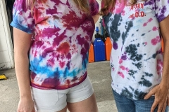 Tie dye shirts